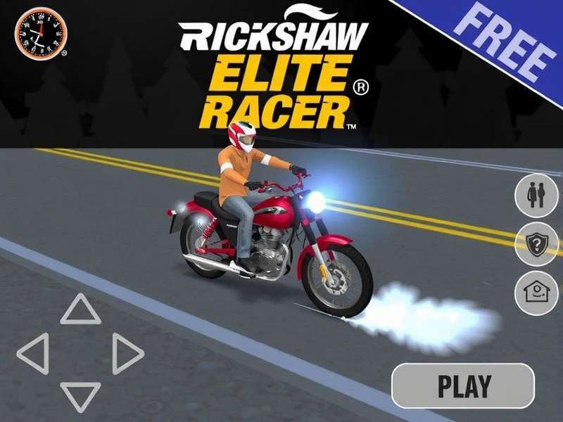 Rickshaw Elite Racer Game Banner